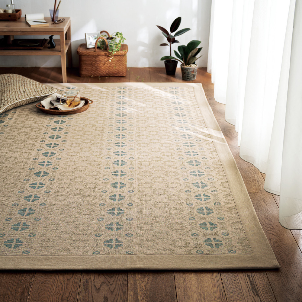 【ベルメゾン】インド綿を使ったウレタン入り洗えるラグ 【ベルメゾン】インド綿を使ったウレタン入り洗えるラグ