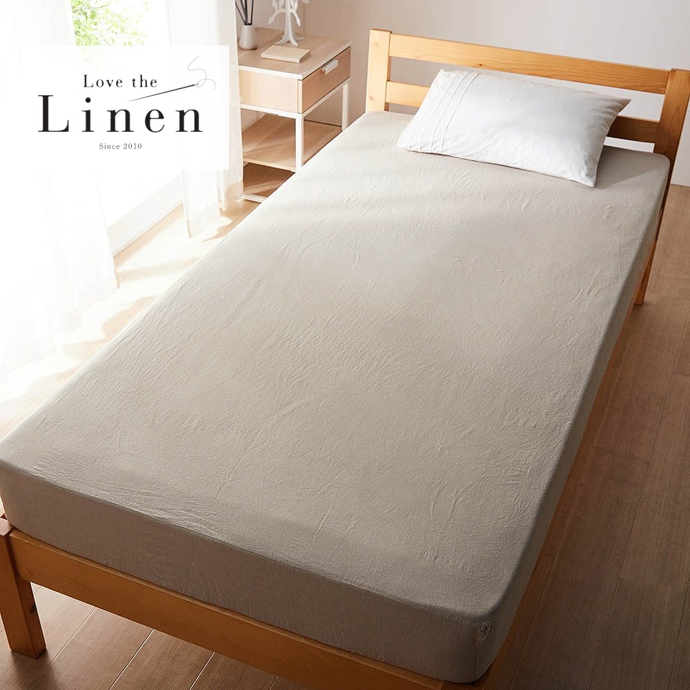 【ラブザリネン/Love the Linen】リネンコットンのボックスシーツ