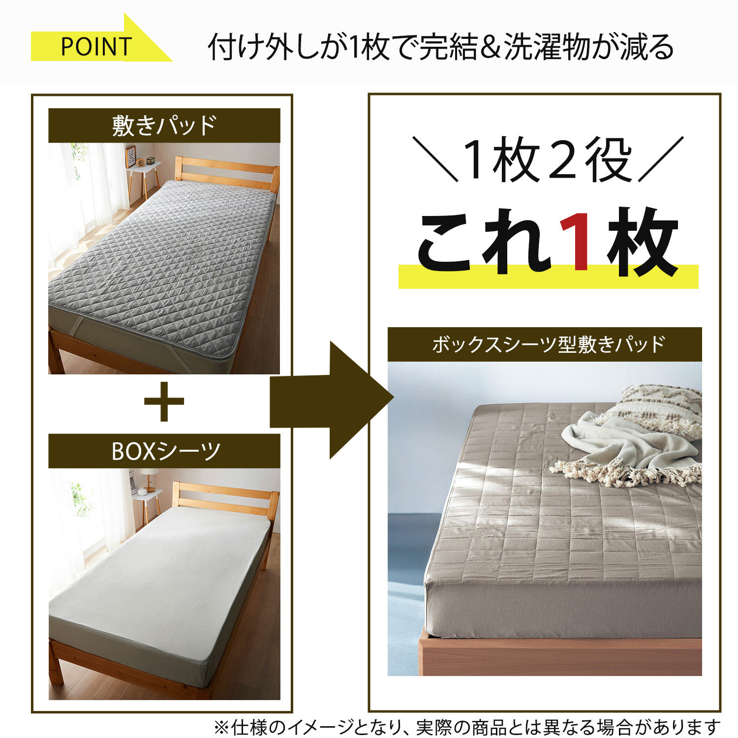 リネンコットンのボックスシーツ型敷きパッド(ラブザリネン/Love the Linen) リネンコットンのボックスシーツ型敷きパッド(ラブザリネン/Love the Linen)