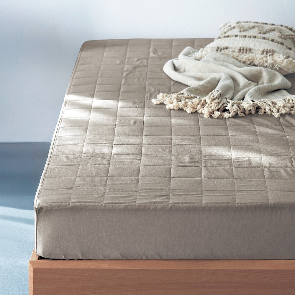 リネンコットンのボックスシーツ型敷きパッド(ラブザリネン/Love the Linen) リネンコットンのボックスシーツ型敷きパッド(ラブザリネン/Love the Linen)