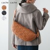 【カシュカシュ/cache cache】キルティングハーフムーンショルダーバッグ