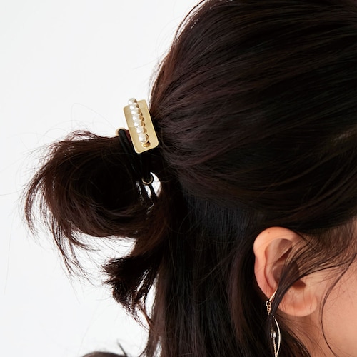 【クリアランス】【1回のみお届け】[パール＆ゴールド] コーデが楽しいヘアブレス
