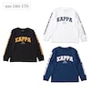 【ベルメゾン】kappa 袖リブプリント長袖Tシャツ