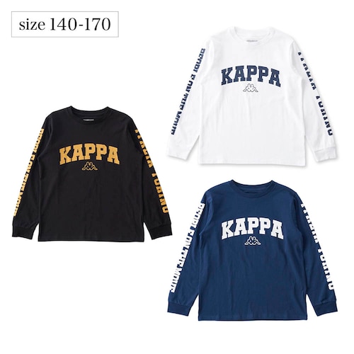kappa 袖リブプリント長袖Ｔシャツ