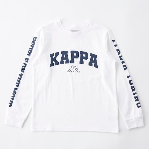 kappa 袖リブプリント長袖Ｔシャツ