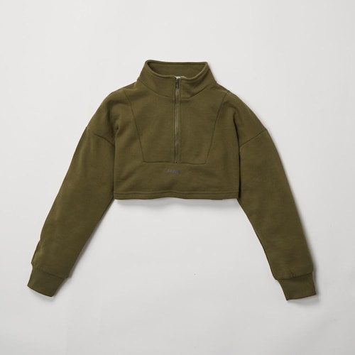 REPIPI 短丈ハーフジッププルオーバー