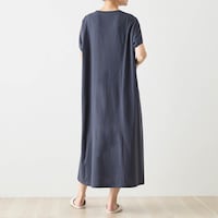 モデル身長168cm／M ※写真は撮影用のため身丈+6cmになります。