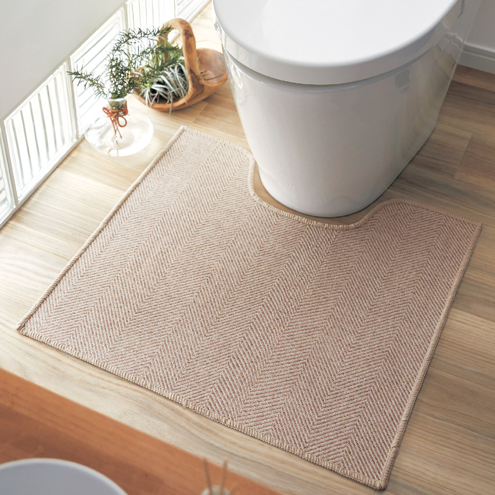 【ベルメゾン】かるくてピタッとくっつくトイレマット