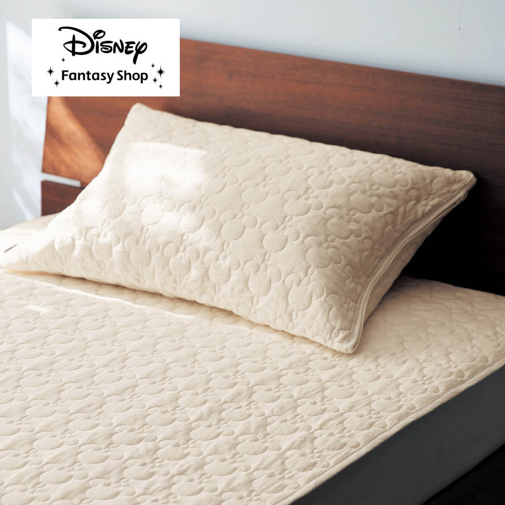 【ディズニー/Disney】洗うほどふんわりやわらかパシーマ(R)枕カバー「ミッキーモチーフ」