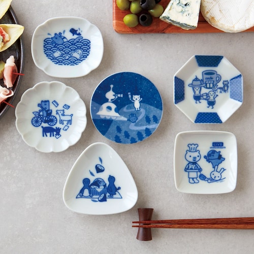 【定期お届け】 「ちょこちょこ」ちょこっと豆皿 ：6回シリーズ