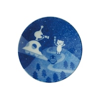 丸/夜の星降り山 ●経約9cm、高さ1.5cm
