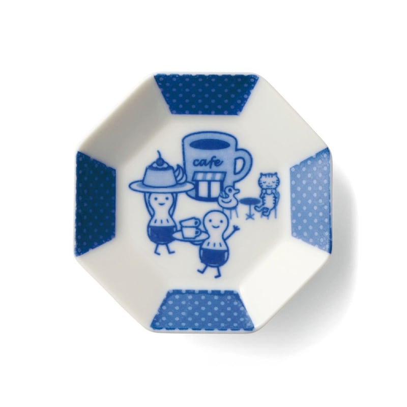 八角/カフェでひとやすみ ●約8.5×8.5×1.5(高さ)cm