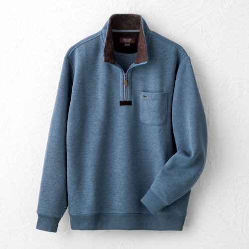 ＜ＤＥＣＯＹ＞襟裏ボアハーフジップトレーナー