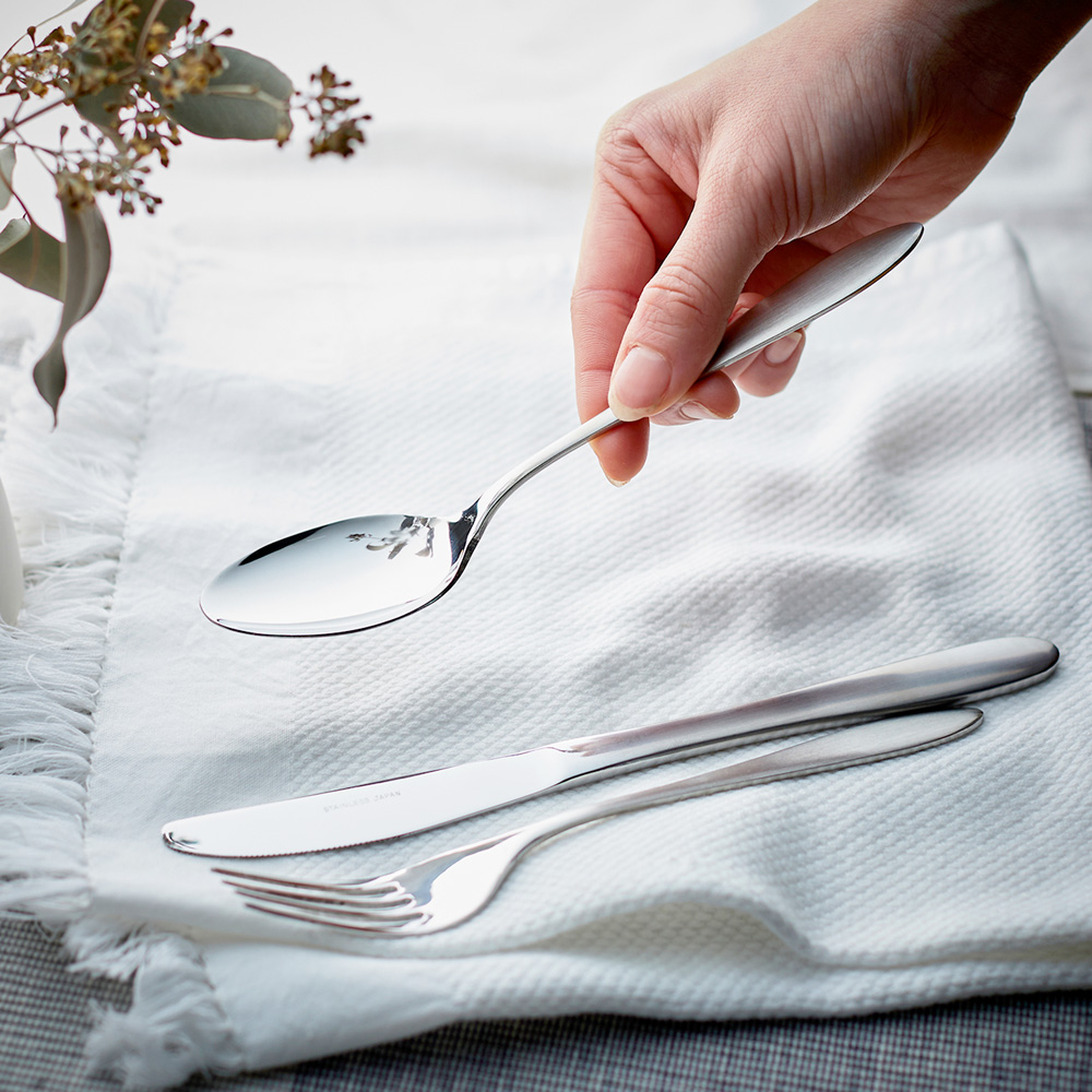 【ベルメゾン】燕三条でつくる 18-8ステンレス製カトラリー 【食洗機対応】 【ベルメゾン】燕三条でつくる 18-8ステンレス製カトラリー 【食洗機対応】