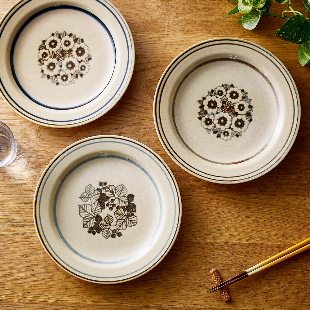 【ベルメゾン】美濃焼 蚤の市で見つけたようなアンティーク調食器 【食洗機/電子レンジ対応】