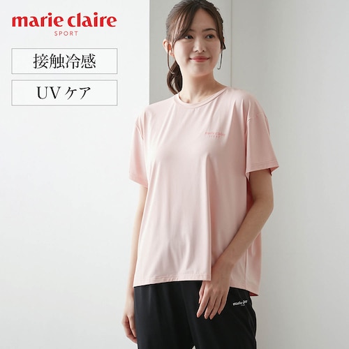 接触冷感フレンチスリーブ半袖Tシャツ