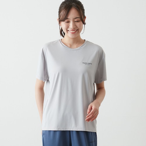 接触冷感フレンチスリーブ半袖Tシャツ