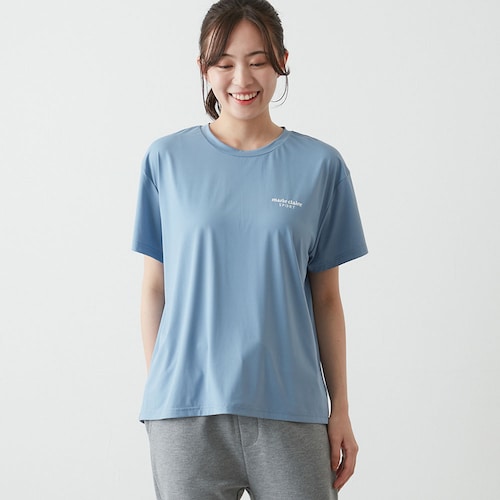 接触冷感フレンチスリーブ半袖Tシャツ