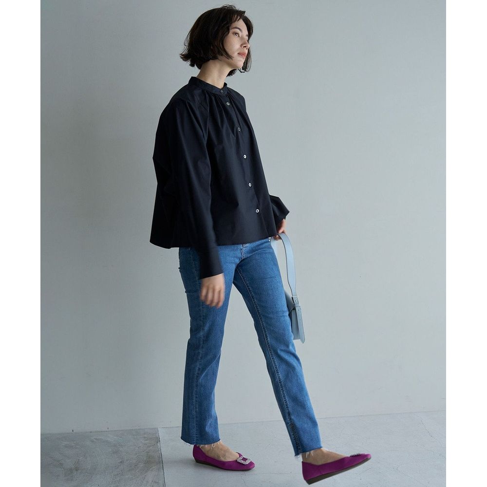 【オンワード樫山】【UNFILO/アンフィーロ】撥水 スリムフィット デニム