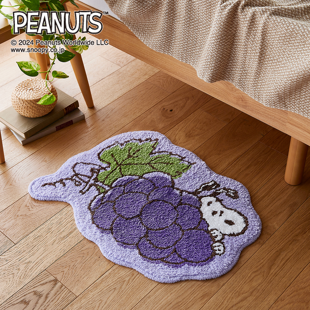 【ピーナッツ/PEANUTS】アクセントマット/フルーツ「スヌーピー」
