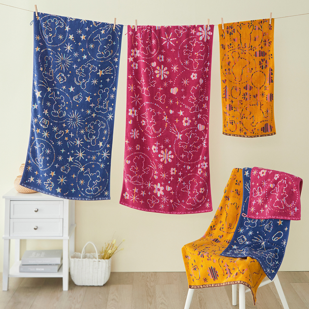 【ディズニー/Disney】綿素材を使ったタオル(選べるキャラクター) 【ディズニー/Disney】綿素材を使ったタオル(選べるキャラクター)