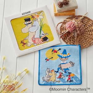 【ムーミン/MOOMIN】シェニール織タオルハンカチ「ムーミン」