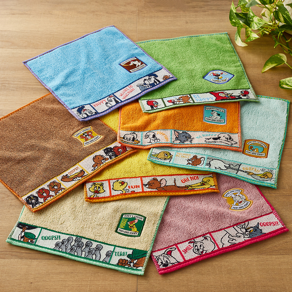 【トムとジェリー/TOM and JERRY】マイフレンド タオルハンカチ「トムとジェリー」