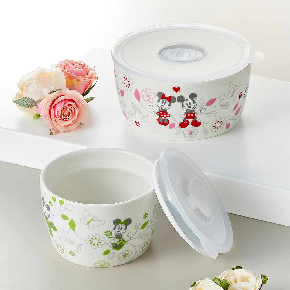 【ディズニー/Disney】レンジパック2点セット「ミッキー & ミニー」 【ディズニー/Disney】レンジパック2点セット「ミッキー & ミニー」