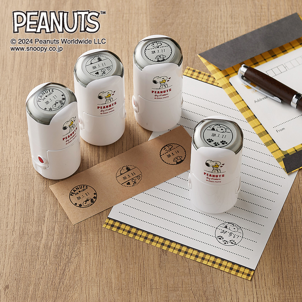 【ピーナッツ/PEANUTS】日付印スタンプ「スヌーピー」 【ピーナッツ/PEANUTS】日付印スタンプ「スヌーピー」