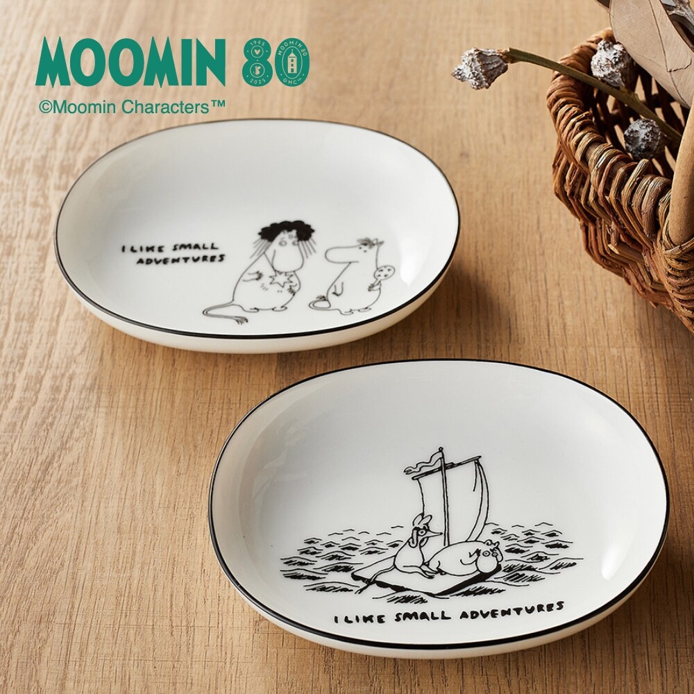 【ムーミン/MOOMIN】【80周年デザイン】オーバルディッシュ「ムーミン」