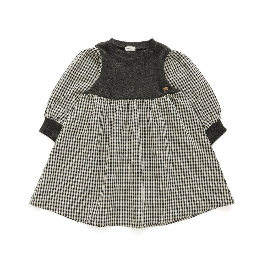 【セラフ/Seraph】1枚でかわいいドッキングデザインワンピース【子供服】