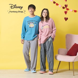 【ディズニー/Disney】ユニセックスルームウエア 「ミッキー & ミニー」