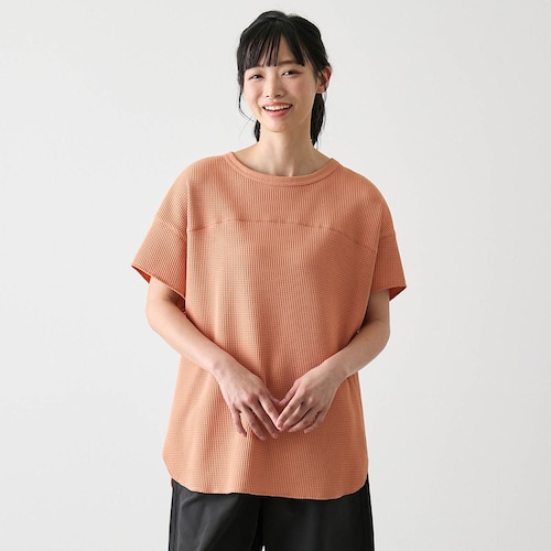 水陸両用ワッフル素材チュニック