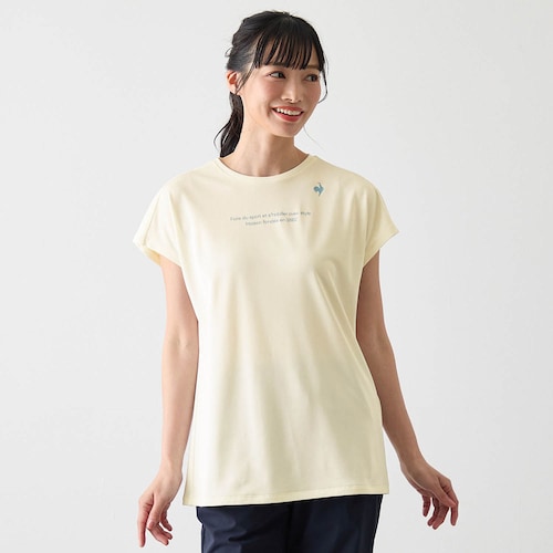 汗染み軽減フレンチスリーブシャツ