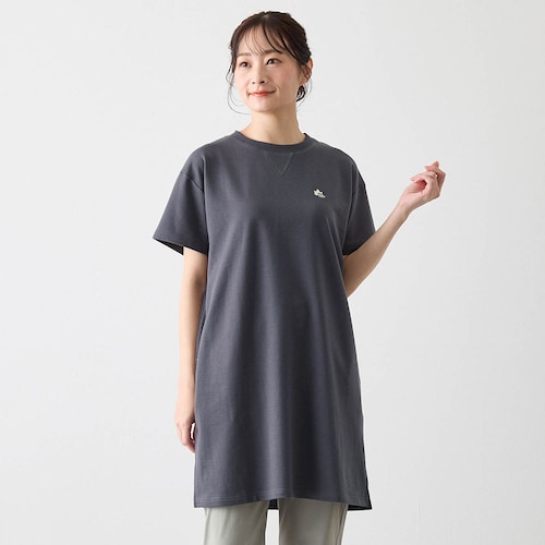 ミニ裏毛半袖チュニック