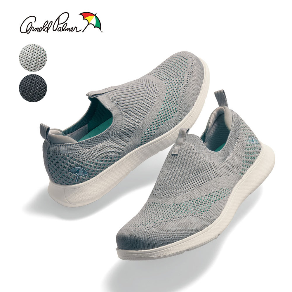 【アーノルドパーマー/ARNOLD PALMER】サッと履ける 軽量ニットスリッポンスニーカー