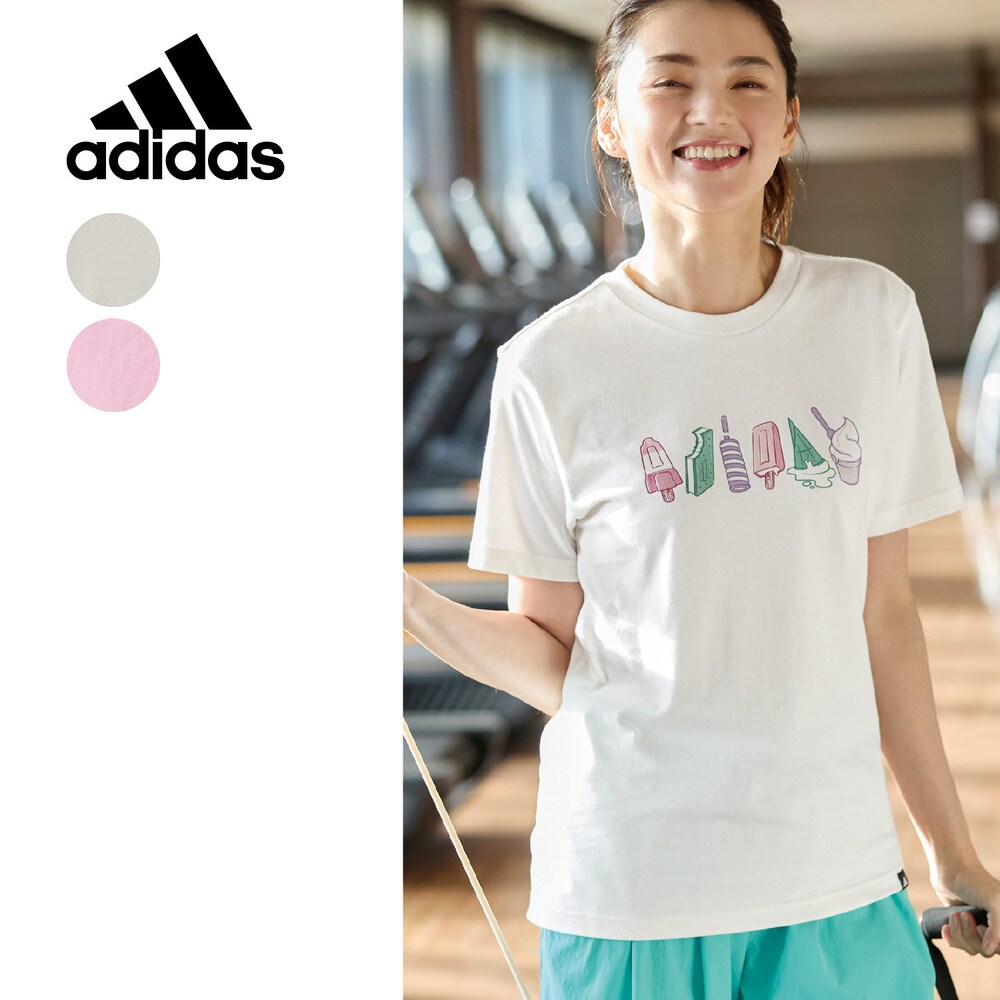 【アディダス/adidas】W ICE グラフィック Tシャツ
