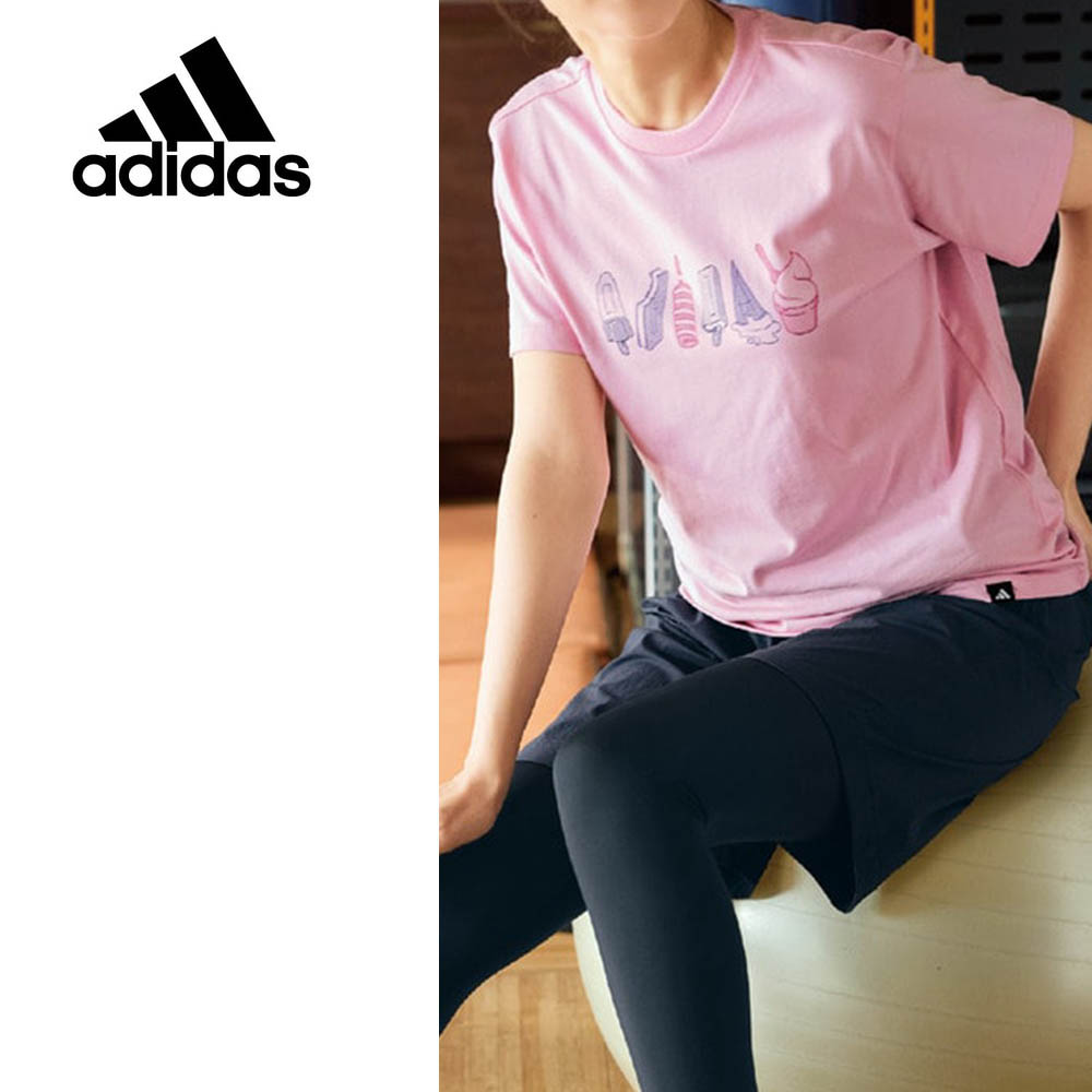 【アディダス/adidas】W ICE グラフィック Tシャツ 【アディダス/adidas】W ICE グラフィック Tシャツ