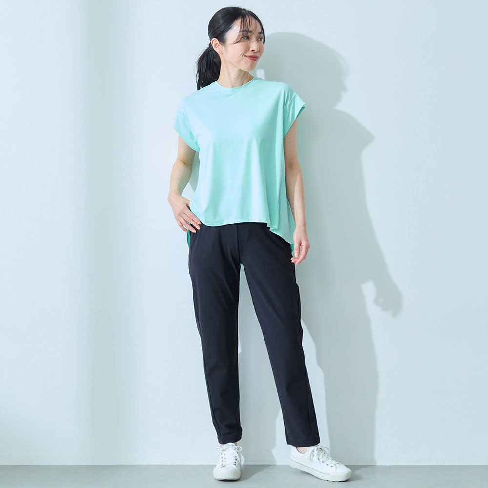 ひんやり涼しい すっきり美脚アクティブパンツ 【接触冷感・吸汗速乾】(すっきり美脚パンツ) ひんやり涼しい すっきり美脚アクティブパンツ 【接触冷感・吸汗速乾】(すっきり美脚パンツ)