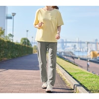 いろんなシーンで毎日着たくなるボーダーTシャツです