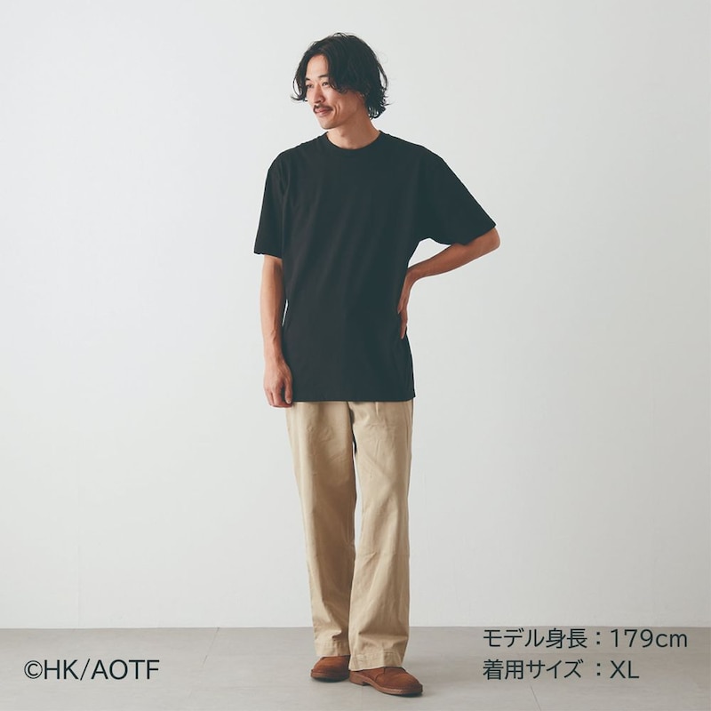 着用イメージ／ブラック（地鳴らし）