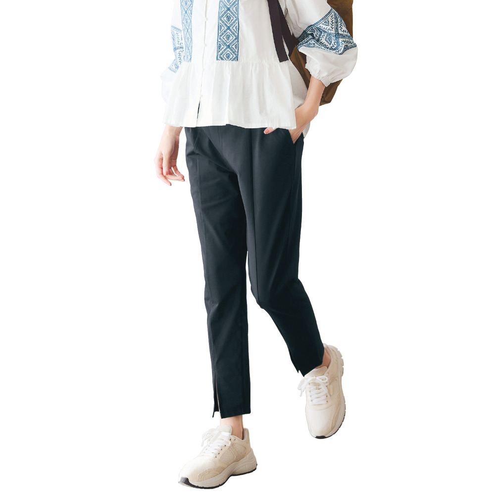 【ラ・フィット/la*fite】ラッシュガードセンタースリットスリムパンツ【水陸両用】