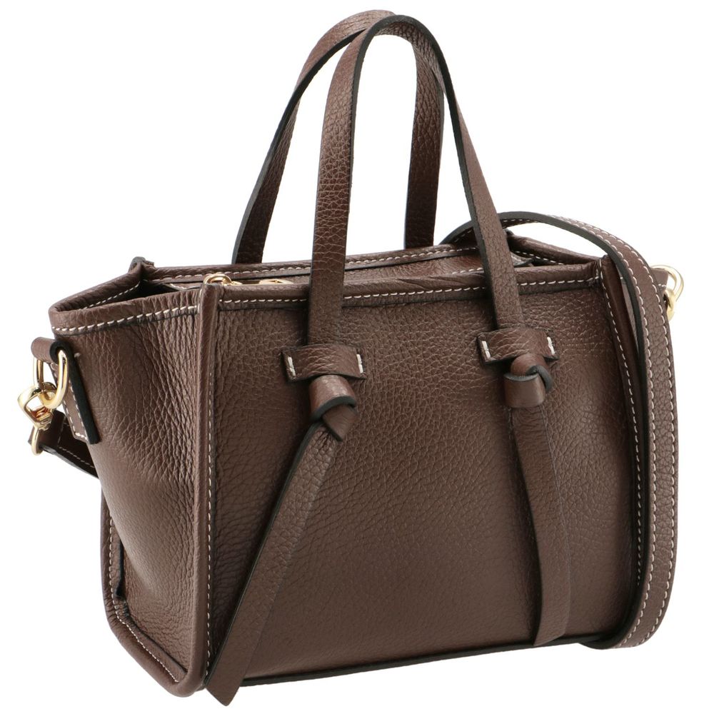 【マルコビアンキーニ/MARCO BIANCHINI】本革ミニ手提げバッグ(2WAY)