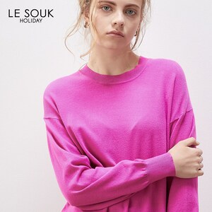 【ルスークホリデー/LE SOUK HOLIDAY】ウォッシャブルニットプルオーバー