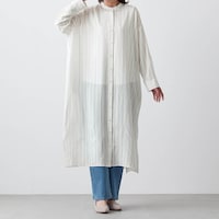 モデル身長173cm／M※写真は撮影用のため着丈+10cmになります。