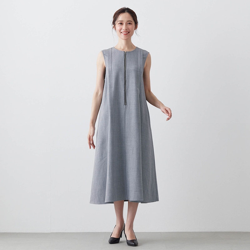 モデル身長170cm／M※写真は撮影用のため着丈+10cmになります。