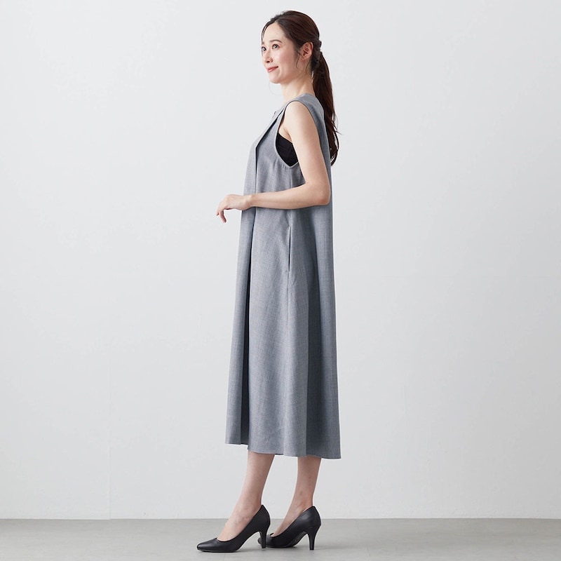 モデル身長170cm／M※写真は撮影用のため着丈+10cmになります。