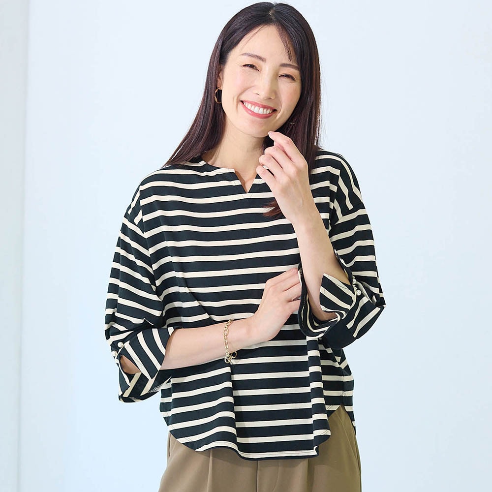 【新品】定価42,900円　花柄プリントボーダーカットソー　長袖　ネイビー13号 楽天市場】【2,682円！クーポン利用で】 トップス レディース 秋