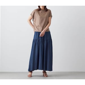 モデル身長173cm／M※写真は撮影用のため総丈+10cmになります。