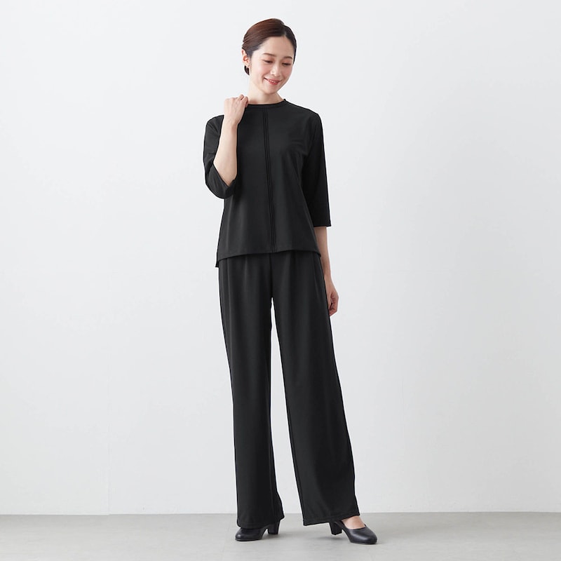 モデル身長170cm／M※写真は撮影用のため総丈+8cmになります。